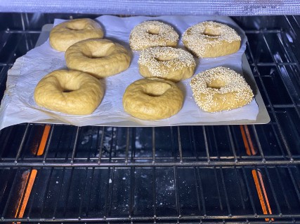 Baking bagels in oven | AnnaMaria's