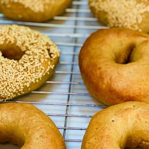 Home made Einkorn bagels | AnnaMaria's