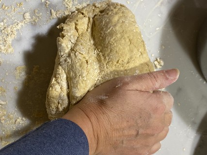 Knead dough for bagels | AnnaMaria's